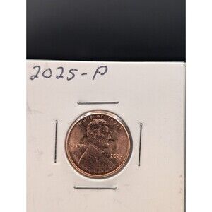 2025 Lincoln Cent – Uncirculated in 2x2 Flip